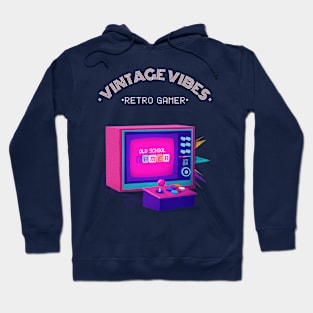 Vintage Vibes, Retro Gamer Retro Gaming Hoodie